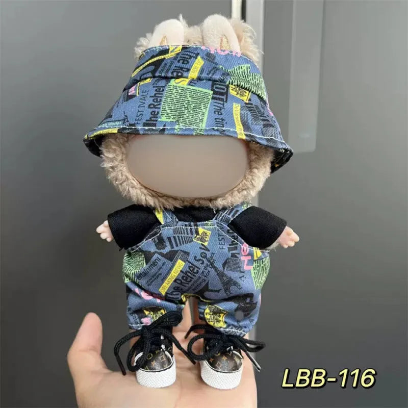 17cm vinyl figure clothing set in plastic material with multiple LBB style options
