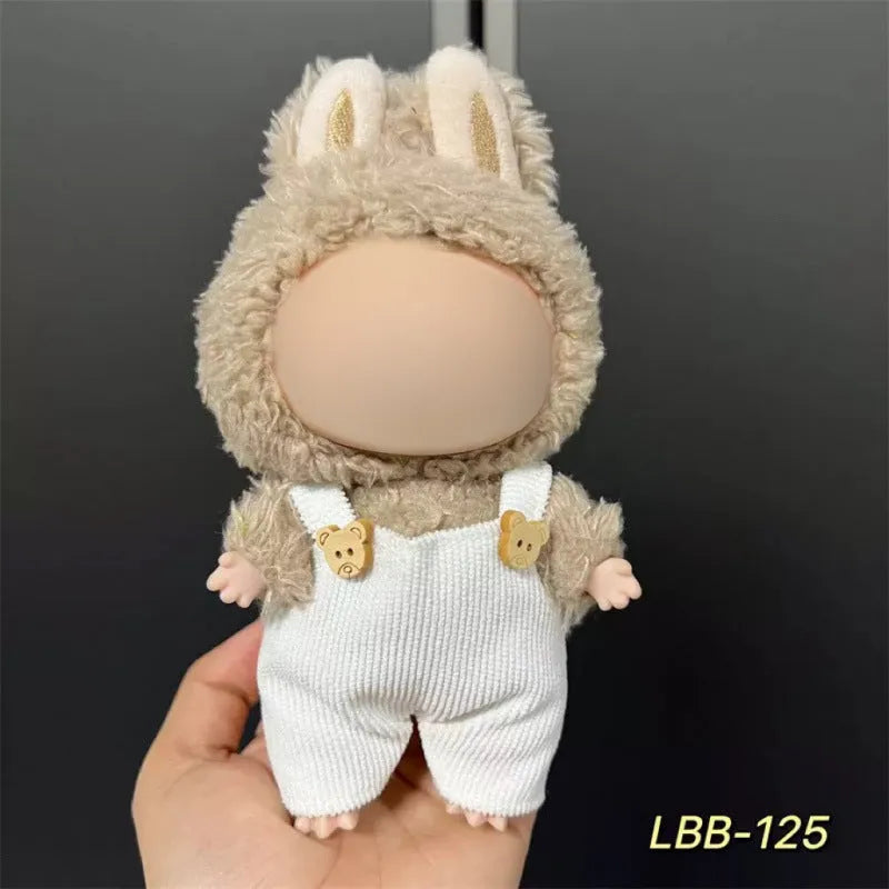17cm vinyl figure clothing set in plastic material with multiple LBB style options