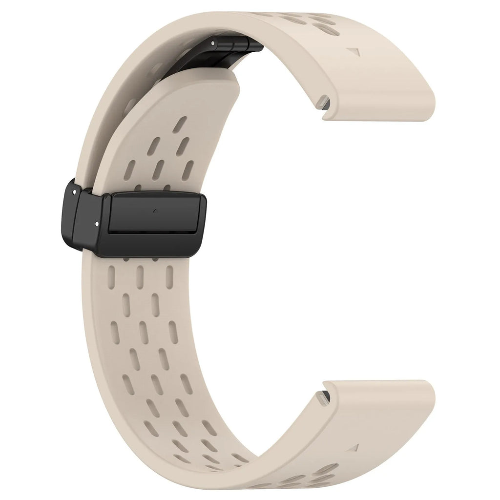 Quick release watch strap for Garmin Fenix 8 and 7 Pro in multiple colour options on a grey background.