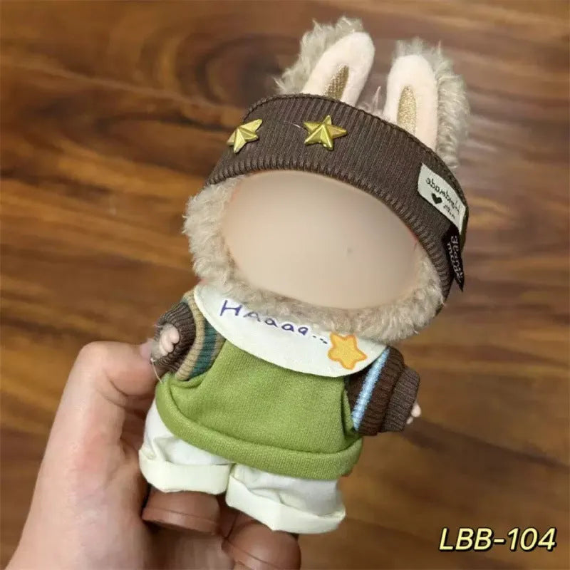 17cm vinyl figure clothing set in plastic material with multiple LBB style options