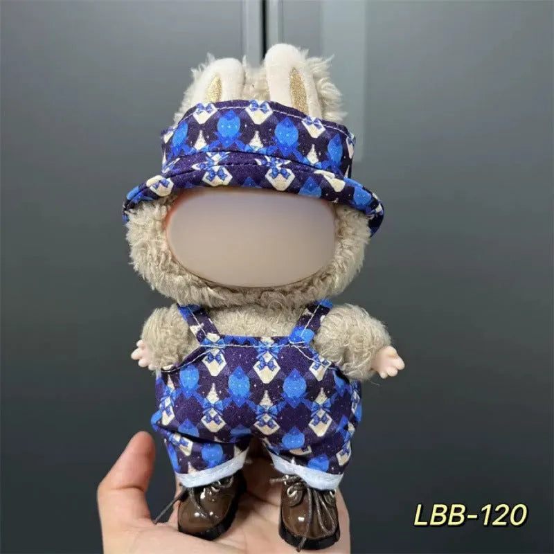 17cm vinyl figure clothing set in plastic material with multiple LBB style options