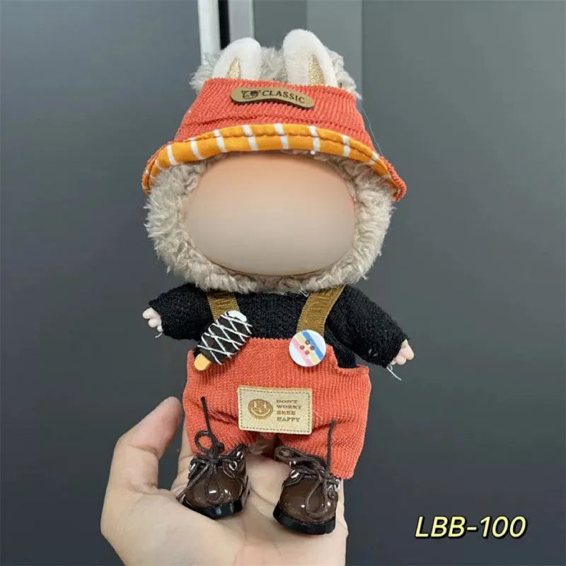 17cm vinyl figure clothing set in plastic material with multiple LBB style options