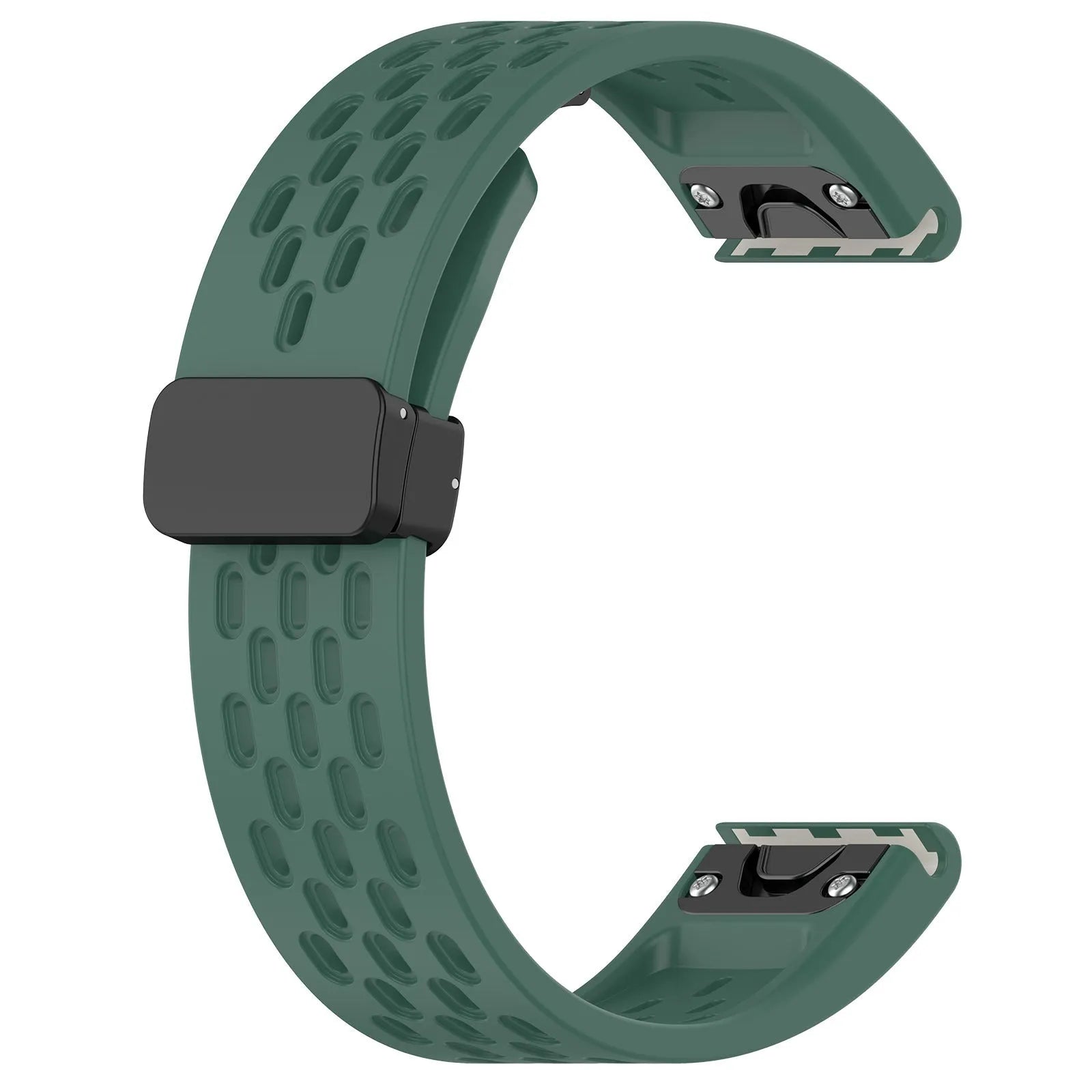 Quick release watch strap for Garmin Fenix 8 and 7 Pro in multiple colour options on a grey background.