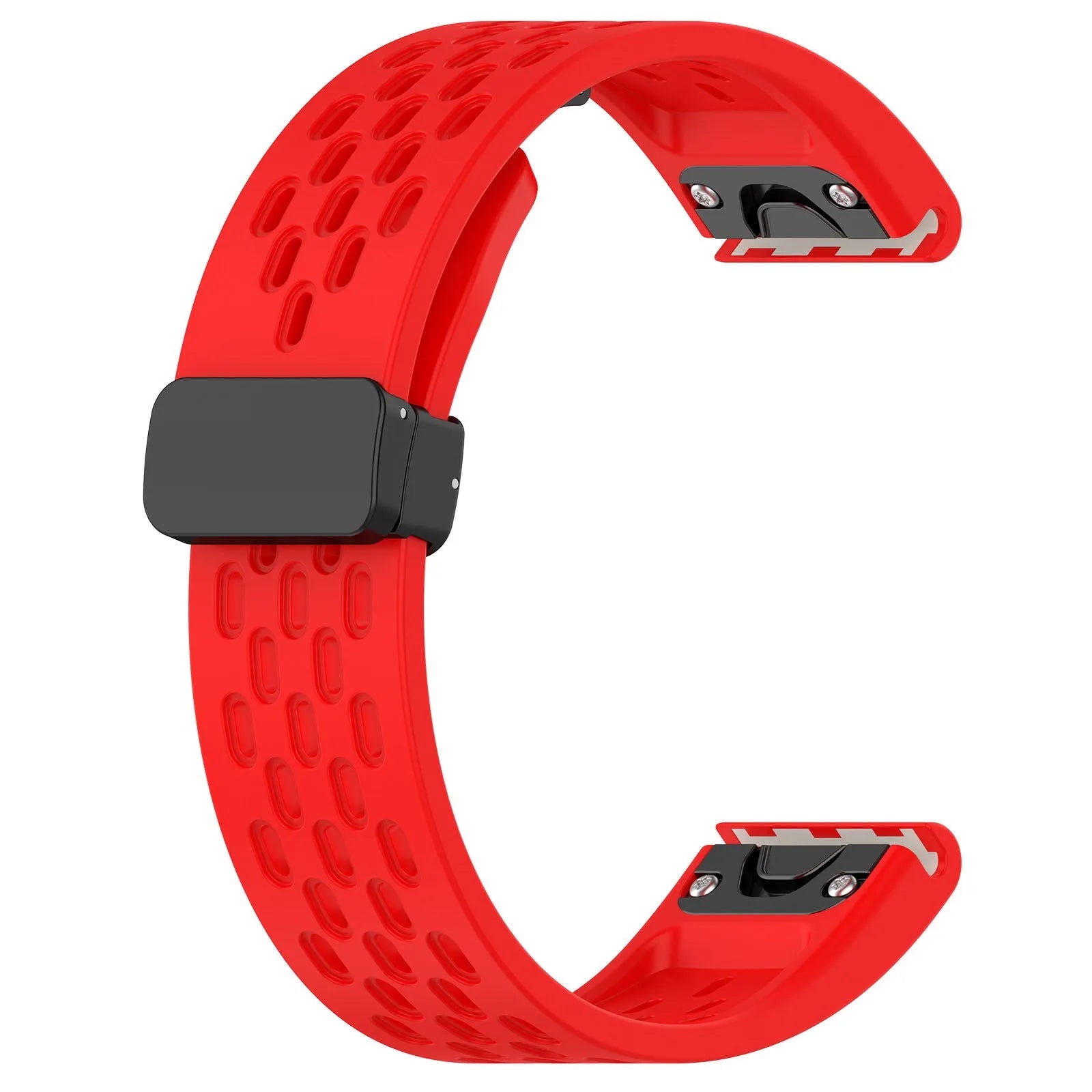 Quick release watch strap for Garmin Fenix 8 and 7 Pro in multiple colour options on a grey background.