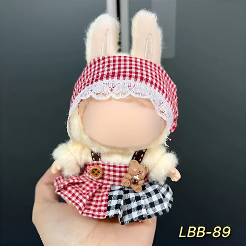 17cm vinyl figure clothing set in plastic material with multiple LBB style options