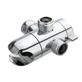 Copper shower water distributor with American bracket system for shower nozzle connections