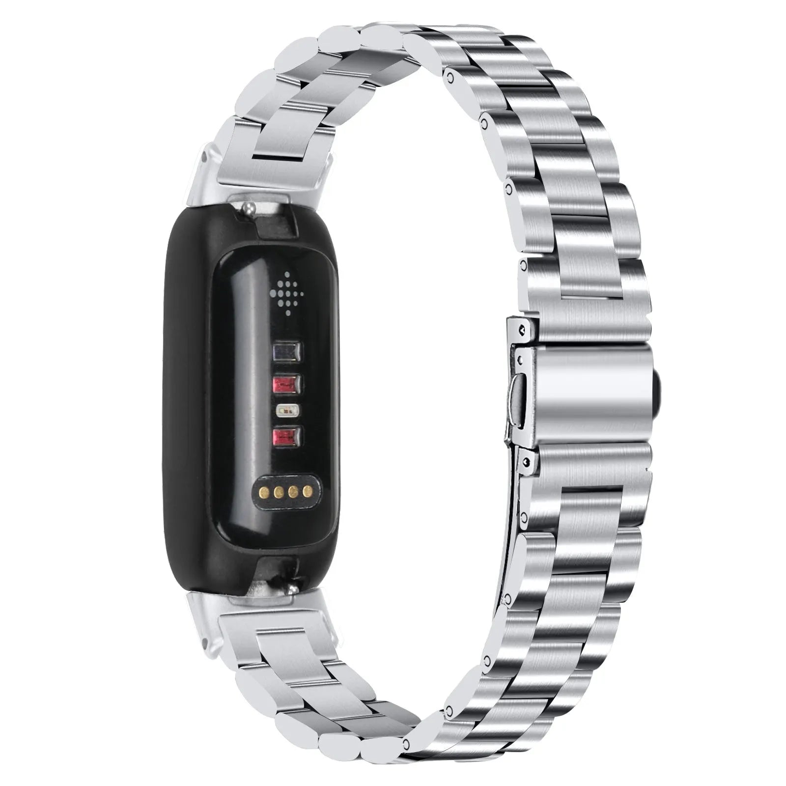 Huawei Inspire 3 stainless steel replacement watch strap in multiple colour options showing 12mm connector.