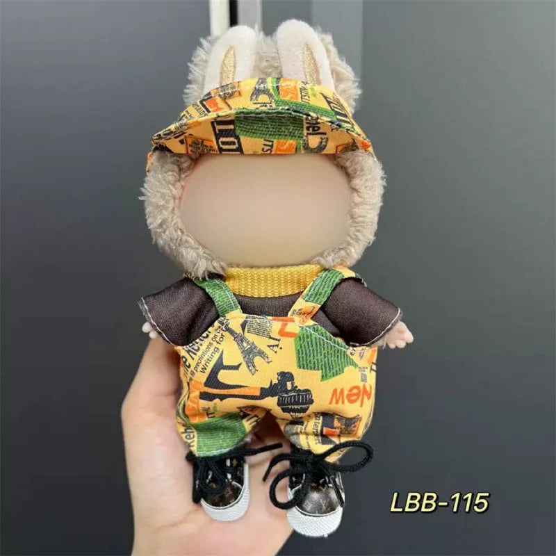 17cm vinyl figure clothing set in plastic material with multiple LBB style options