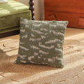 45x45cm jacquard woven cushion cover with a retro floral and plant pattern in a choice of eight colours.