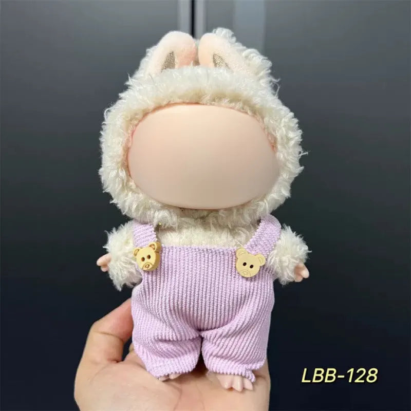 17cm vinyl figure clothing set in plastic material with multiple LBB style options