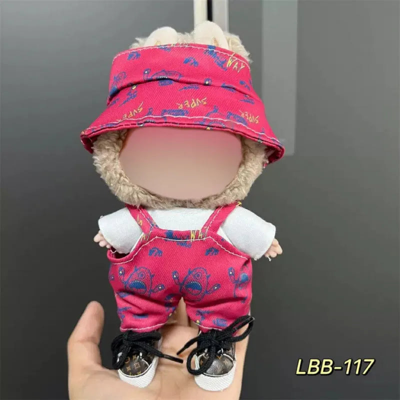 17cm vinyl figure clothing set in plastic material with multiple LBB style options