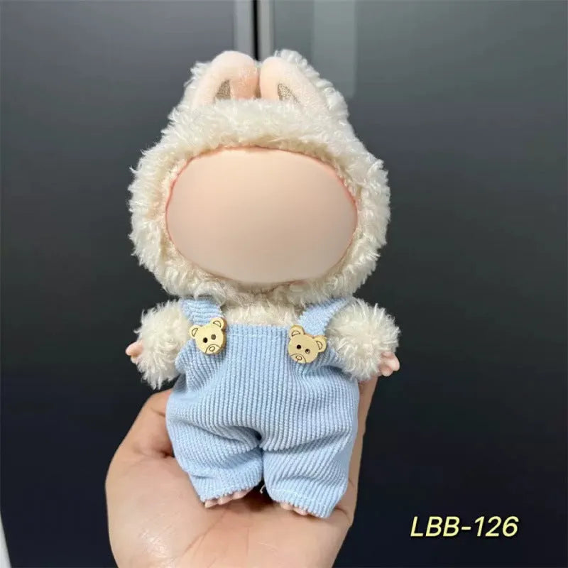 17cm vinyl figure clothing set in plastic material with multiple LBB style options