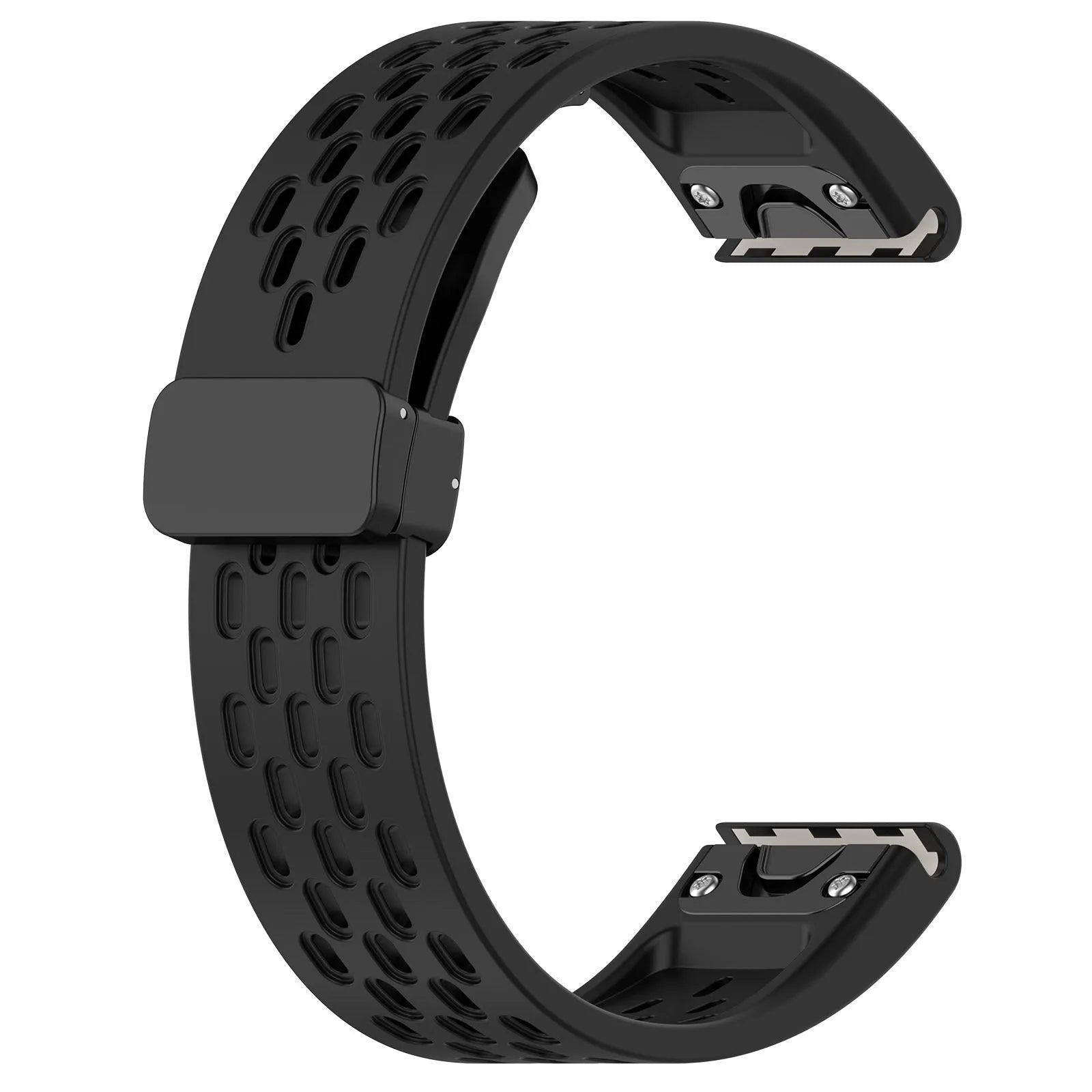 Quick release watch strap for Garmin Fenix 8 and 7 Pro in multiple colour options on a grey background.