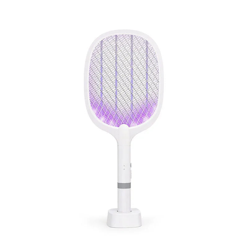USB rechargeable electric mosquito swatter with ABS plastic shell for indoor insect control