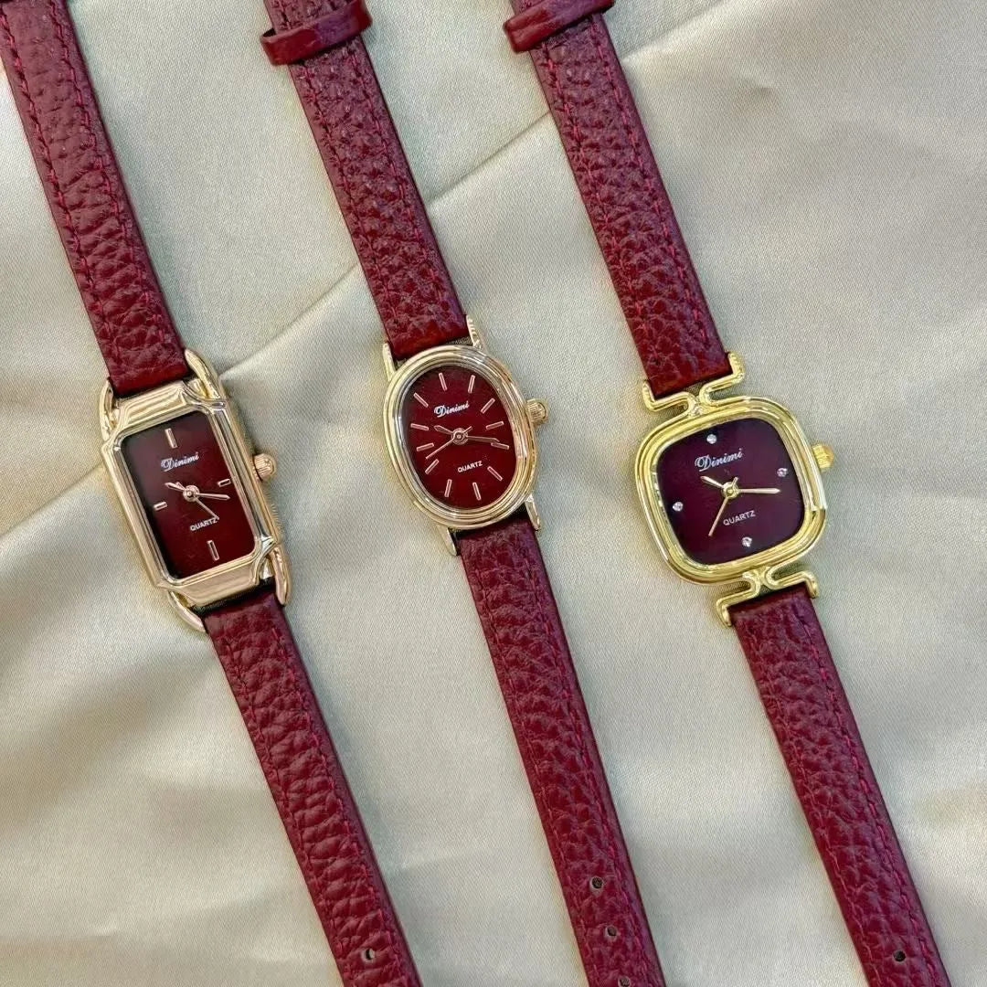 Women's alloy watch with 8mm thickness showing Chinese style design options including diamond and geometric patterns.