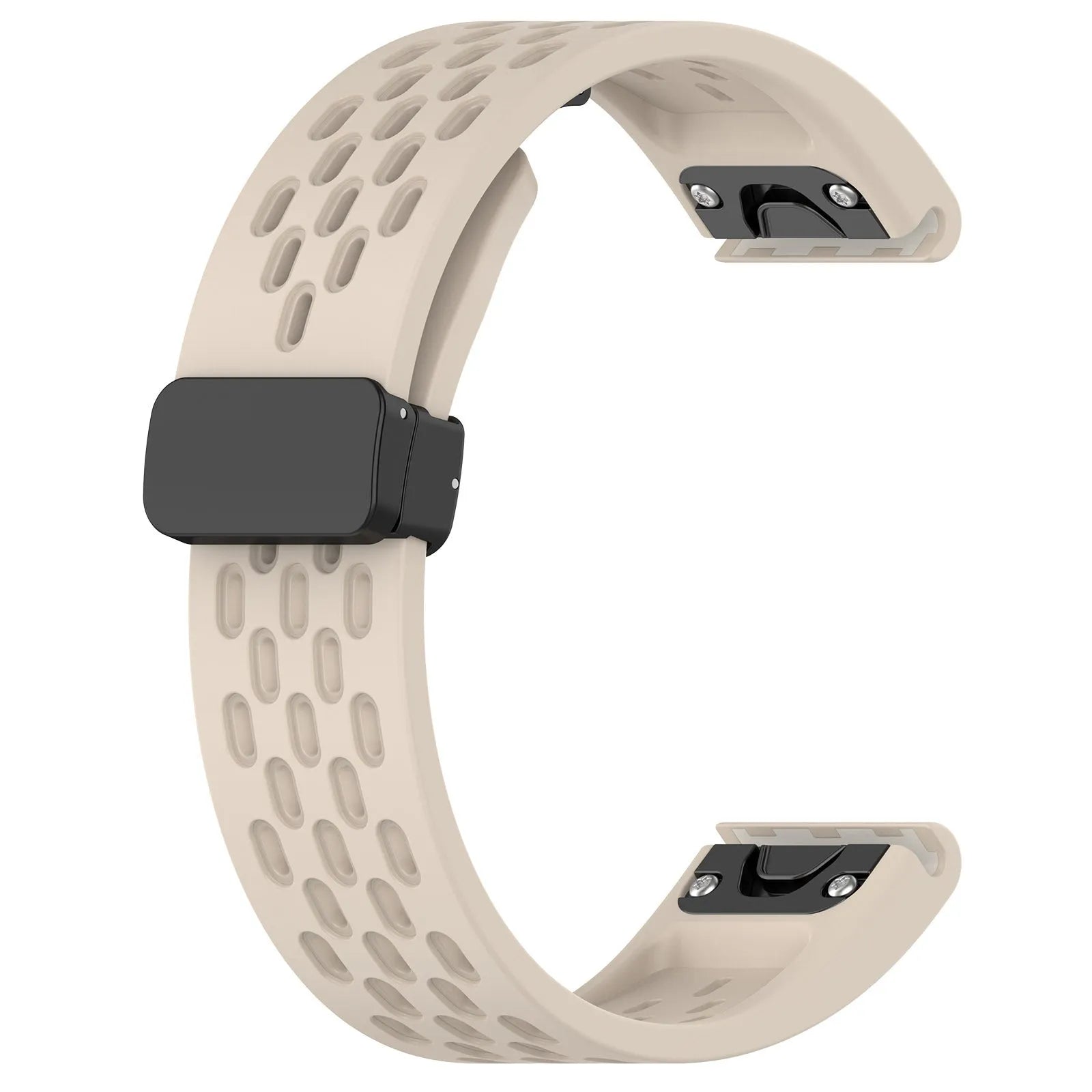 Quick release watch strap for Garmin Fenix 8 and 7 Pro in multiple colour options on a grey background.