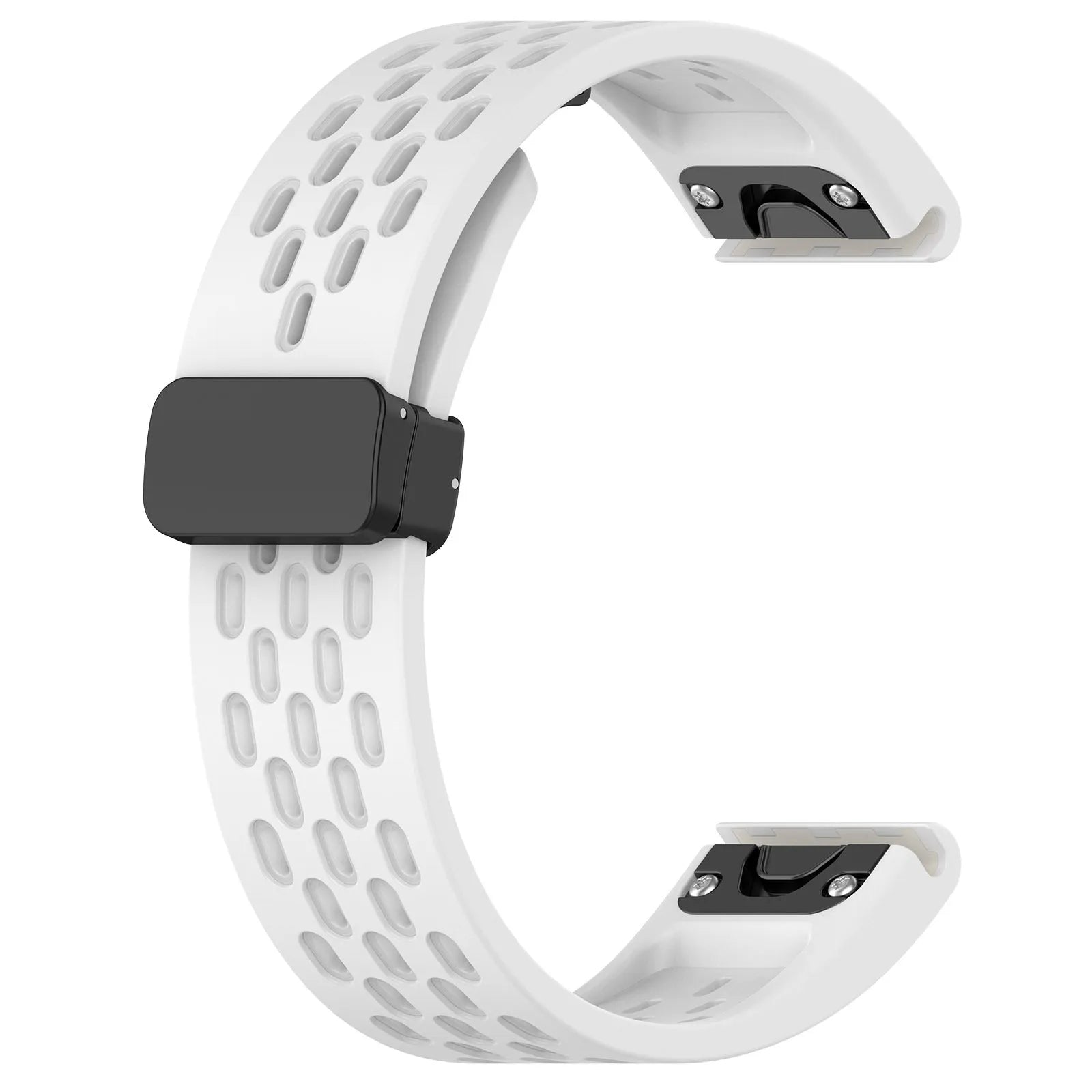 Quick release watch strap for Garmin Fenix 8 and 7 Pro in multiple colour options on a grey background.