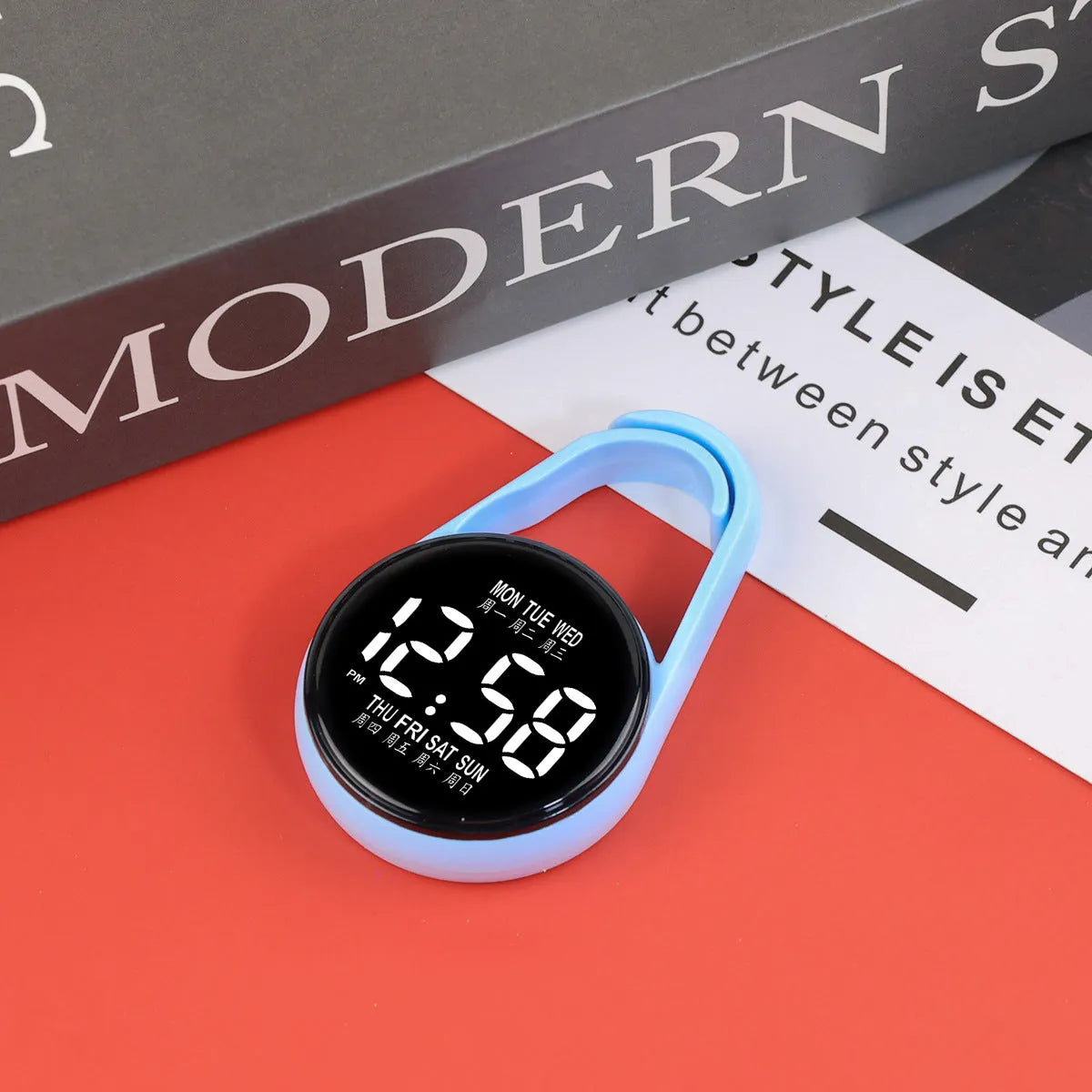 LED luminous electronic digital watch with waterproof plastic strap and multiple colour options