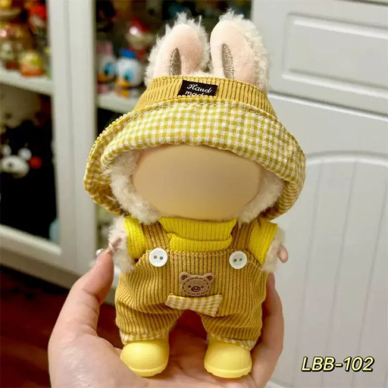 17cm vinyl figure clothing set in plastic material with multiple LBB style options