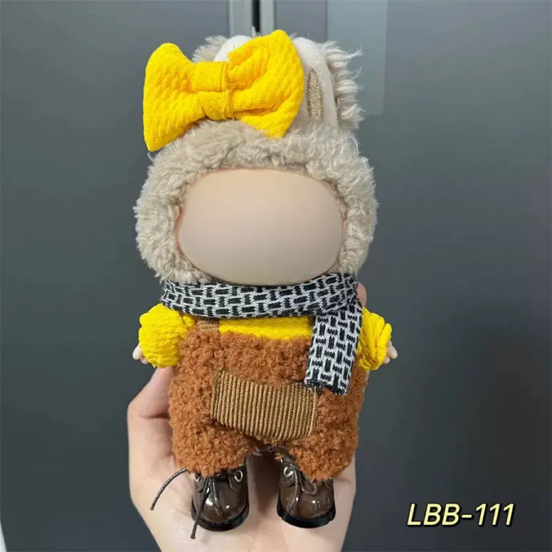 17cm vinyl figure clothing set in plastic material with multiple LBB style options