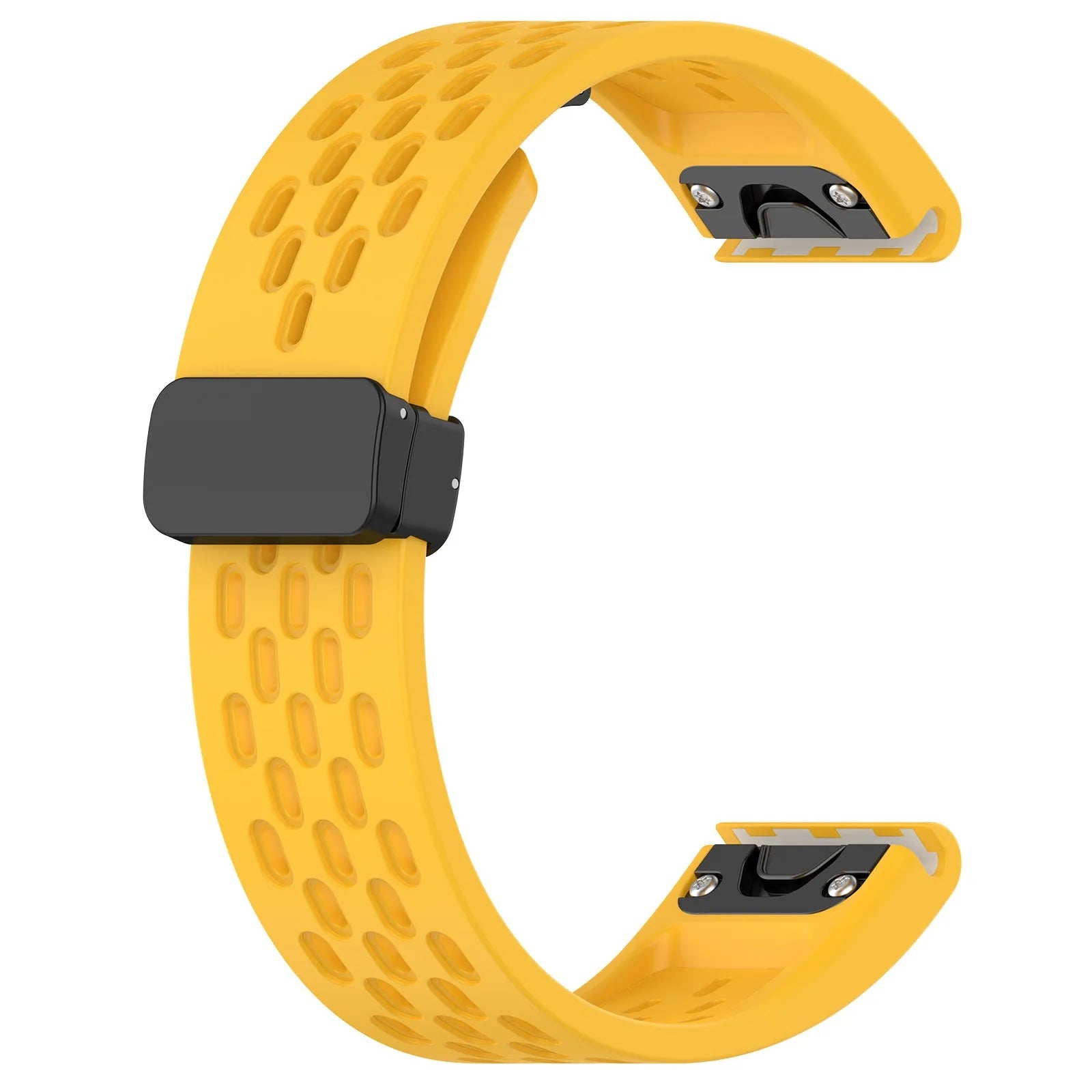 Quick release watch strap for Garmin Fenix 8 and 7 Pro in multiple colour options on a grey background.