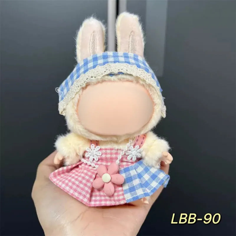 17cm vinyl figure clothing set in plastic material with multiple LBB style options