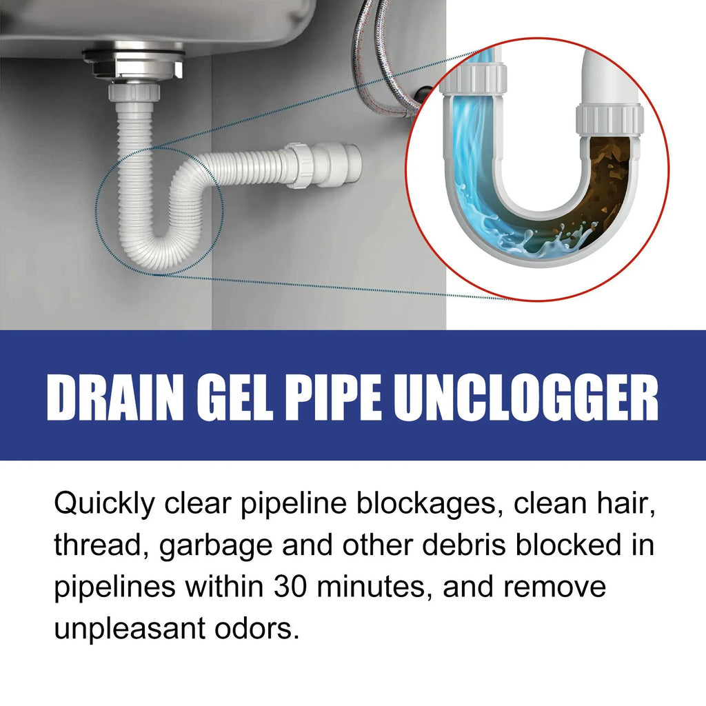 100g pipe dredge agent tube for sewer and toilet odour cleaning