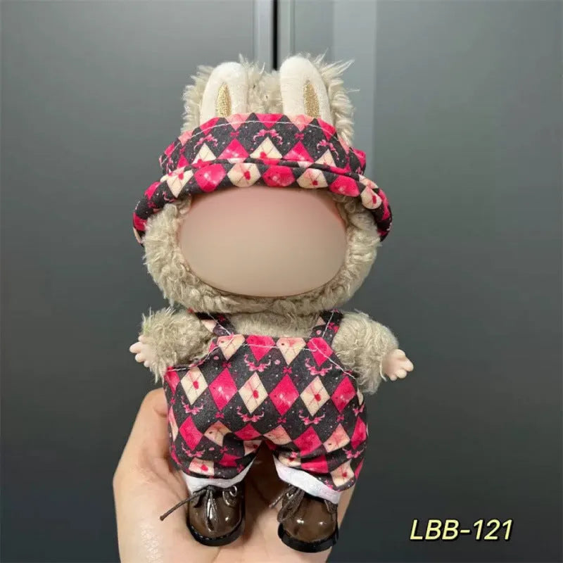 17cm vinyl figure clothing set in plastic material with multiple LBB style options