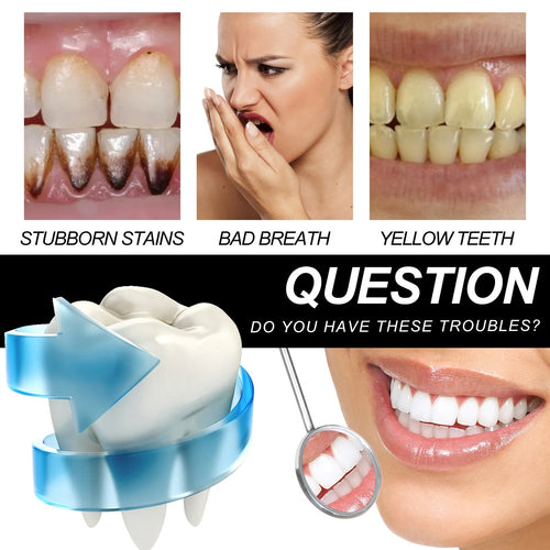 30ml bamboo charcoal bright white toothpaste tube showing dimensions and aluminium packaging