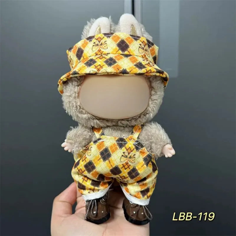 17cm vinyl figure clothing set in plastic material with multiple LBB style options