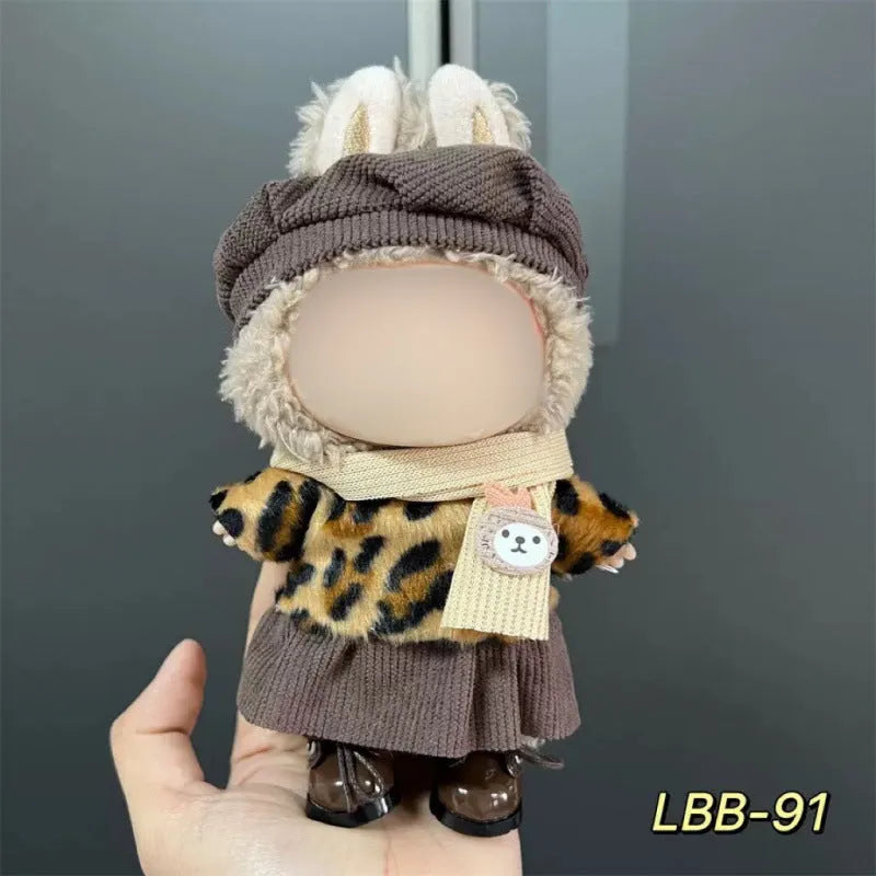 17cm vinyl figure clothing set in plastic material with multiple LBB style options