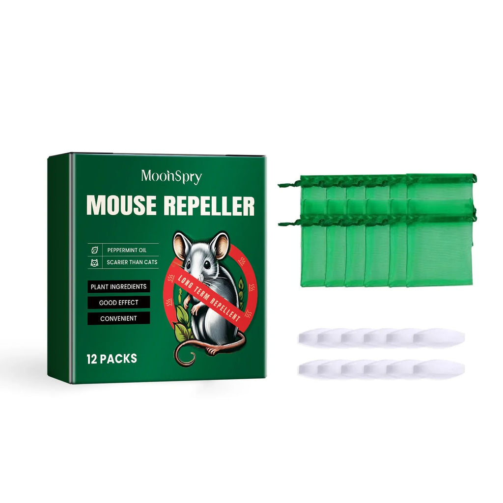 60ml natural mouse repellent spray bottle with essential oil formula