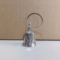 Vintage white angel wings feather necklace and keychain set in alloy with electroplated finish