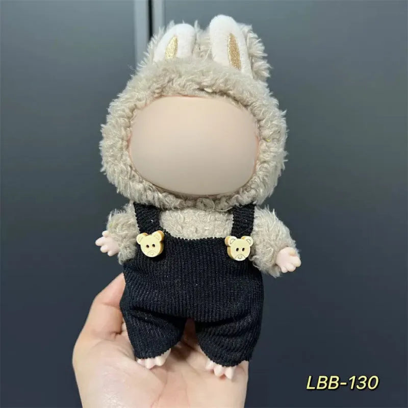 17cm vinyl figure clothing set in plastic material with multiple LBB style options