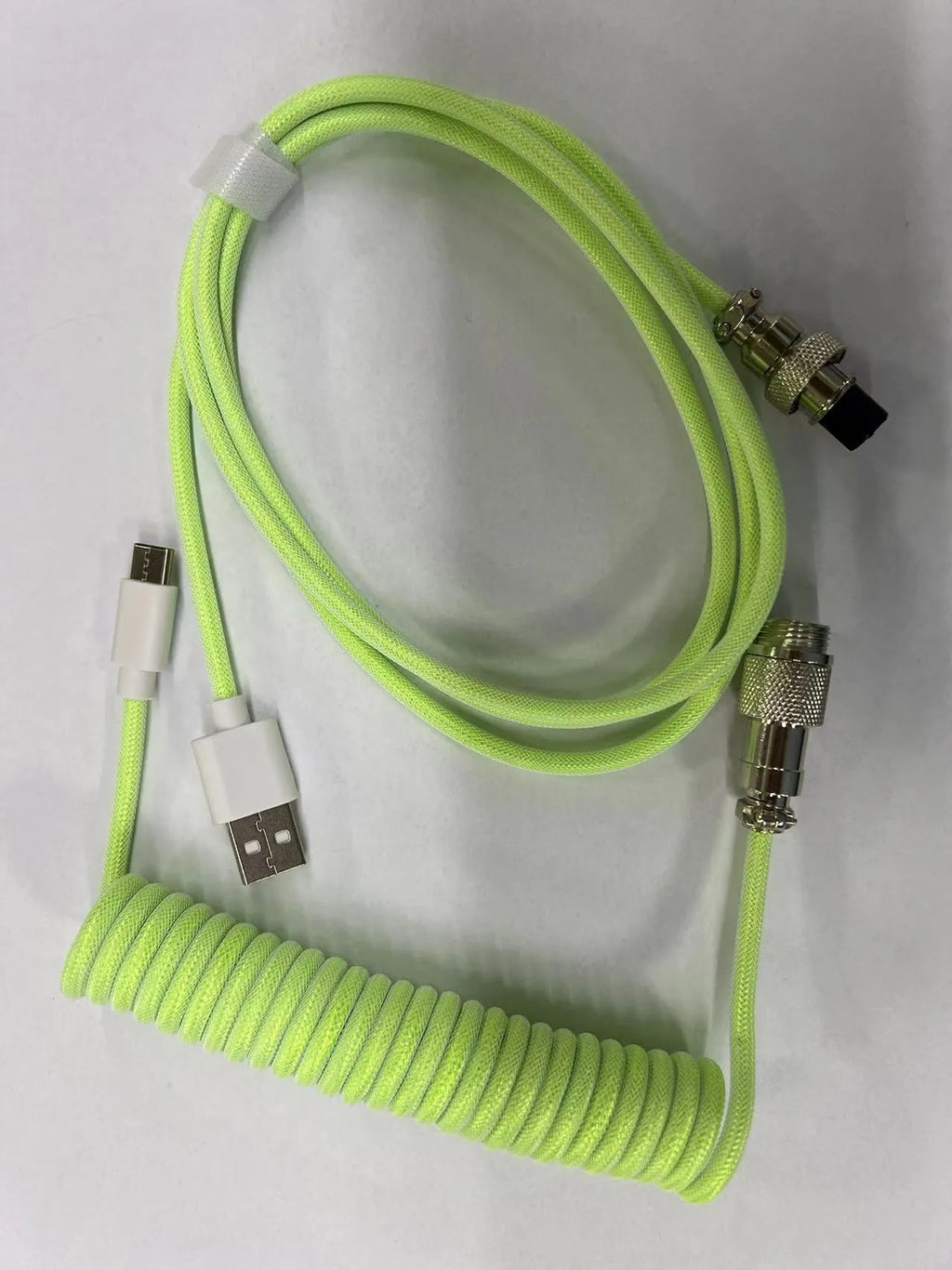 3m USB DIY data cable for mechanical keyboards, available in multiple colours including black and fluorescent green