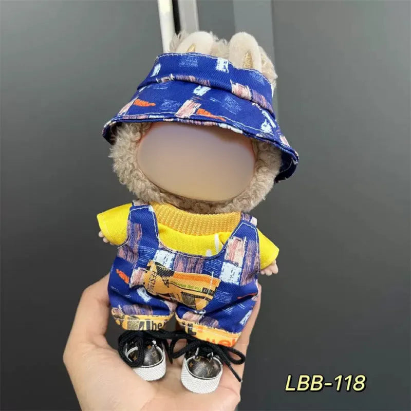 17cm vinyl figure clothing set in plastic material with multiple LBB style options