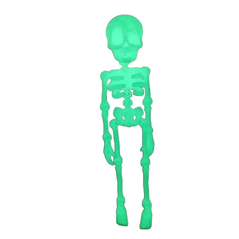 3D printed PLA skull refrigerator magnet ornament in modern art style, 18cm high