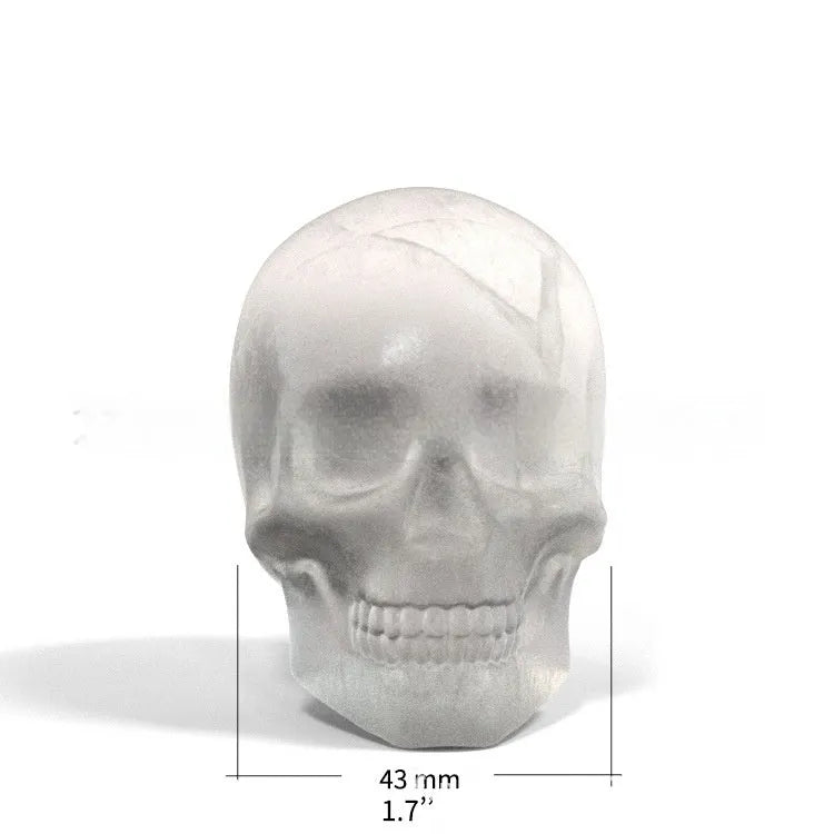 3D Halloween skull ice maker silicone tray with detailed mould