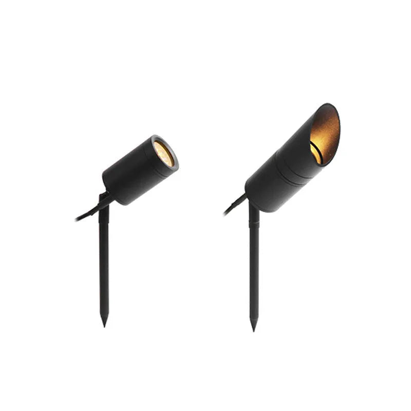 Outdoor aluminium ground lamp with IP65 rating for garden and pathway lighting
