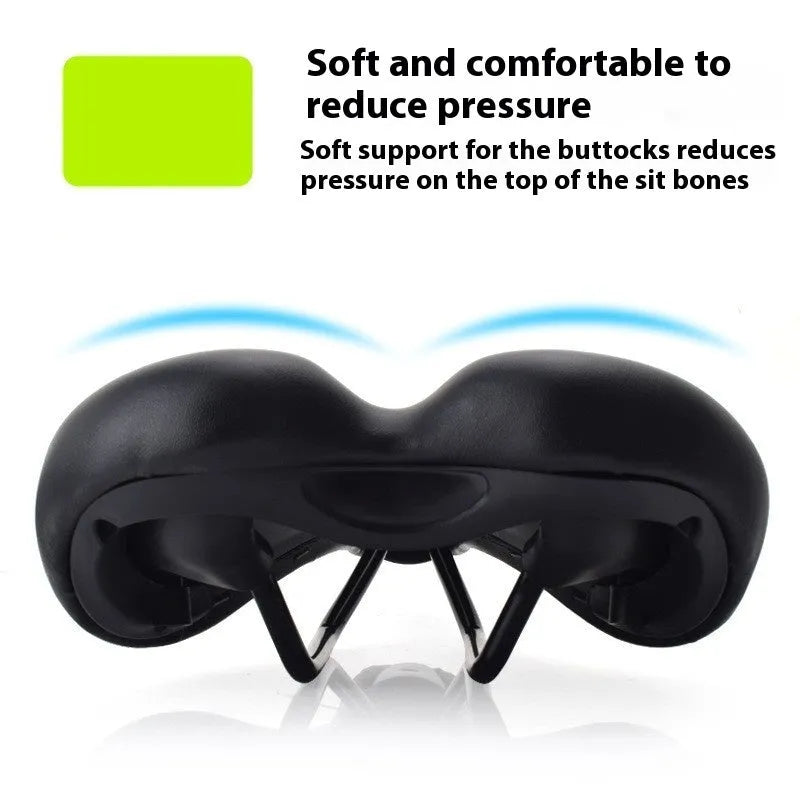 Bicycle seat cushion with hollow ventilation pattern in 3147 colour, dimensions 270mm x 180mm