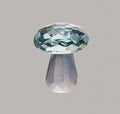 Colourful mushroom crystal decorative ornament geometric design 40x53mm