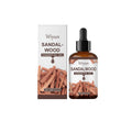 30ml bottle of sandalwood essential oil fragrance oil with ingredients label