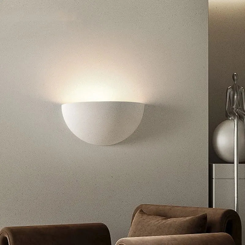Gypsum aluminium bedside lamp with switch control, light colour GW-8061S-E27-13W, available in 3000K or 4000K