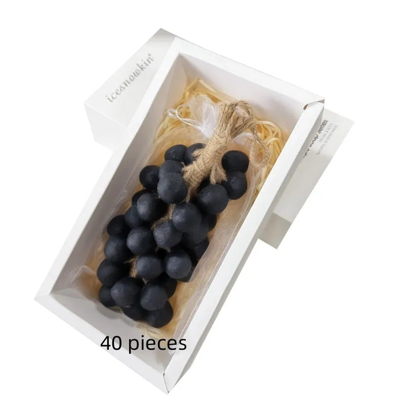Handmade grape soap bars in four grape variants with 120g weight and multiple packaging options