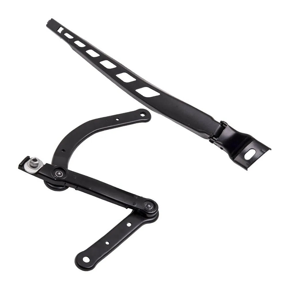 BMW E60 5 Series front right wiper arm, a black automobile spare part.