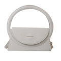 Horizontal square PU leather messenger bag with sandwich pocket design in five colour options