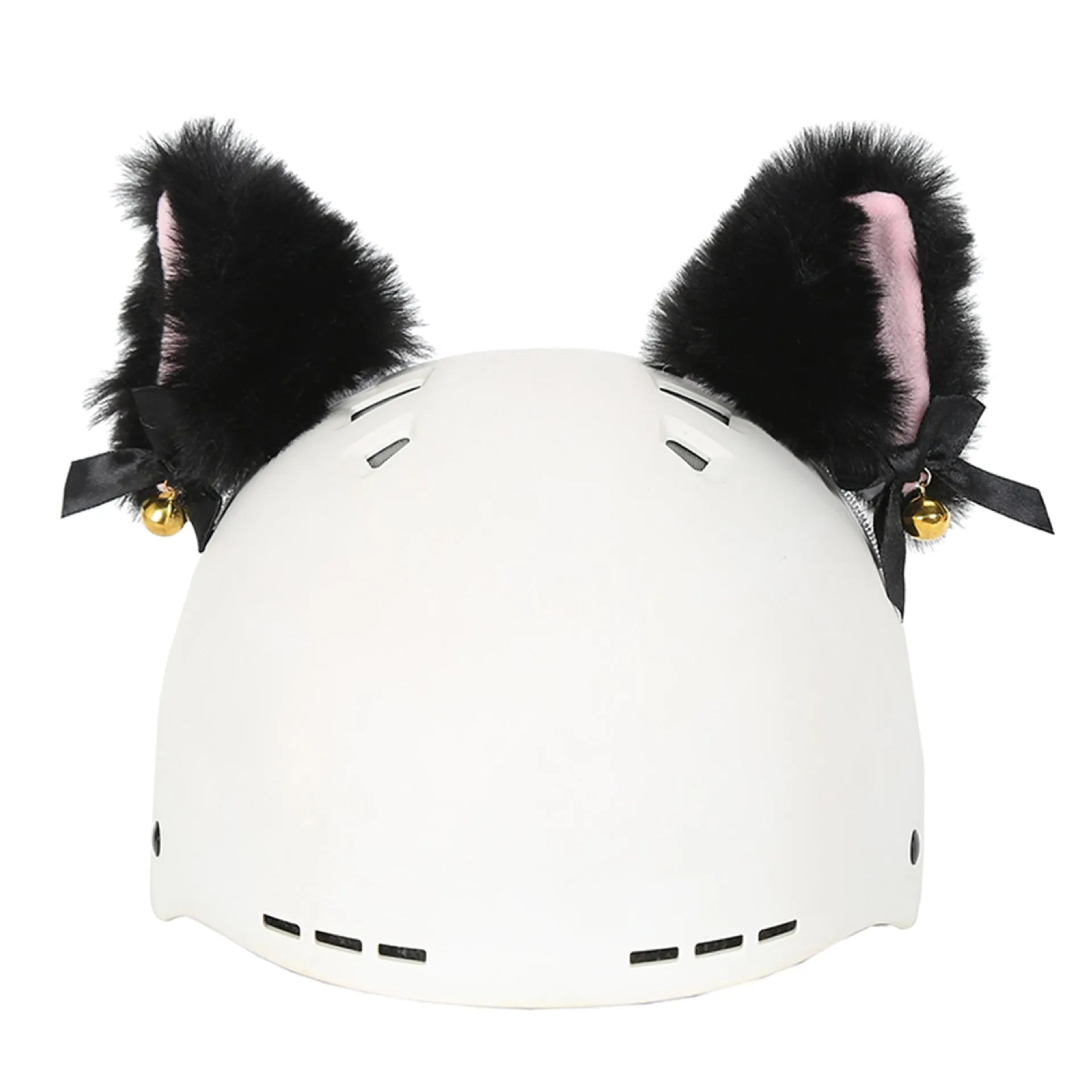 Plush fabric cartoon design helmet cover for motorcycle helmet decoration in medium size