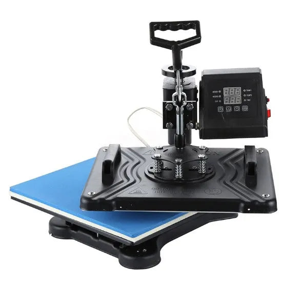 Black clothing thermal transfer thermoprinting machine for T-shirt and fabric customisation projects