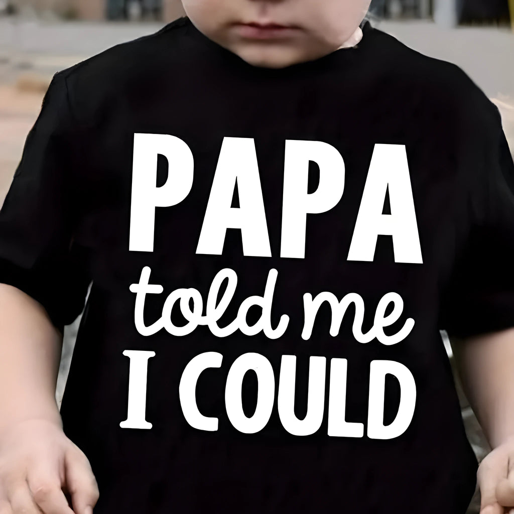 Black pure cotton short sleeve t-shirt for boys with European and American print style on white background