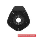 Car wiper hole protective cover made of silicone PVC in black colour, measuring 7.5x9.8cm for universal car fit